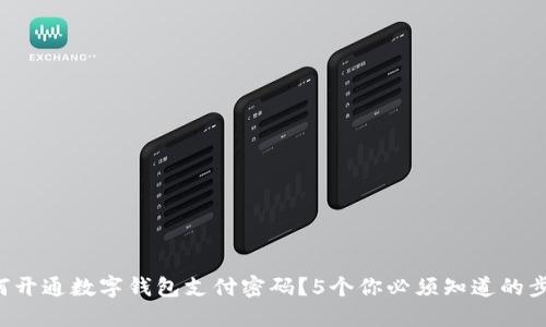 如何开通数字钱包支付密码？5个你必须知道的步骤！
